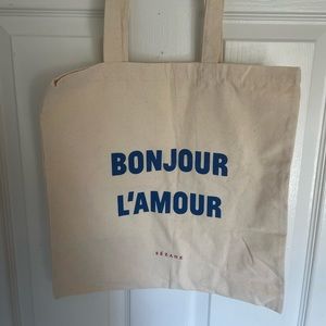 Sezane canvas tote bag